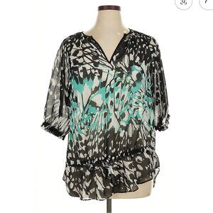 Butterfly Like Blouse XL Bisou Bisou